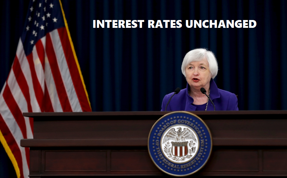 US Interest Rate Unchanged